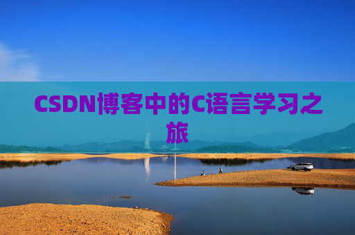 CSDN博客中的C语言学习之旅